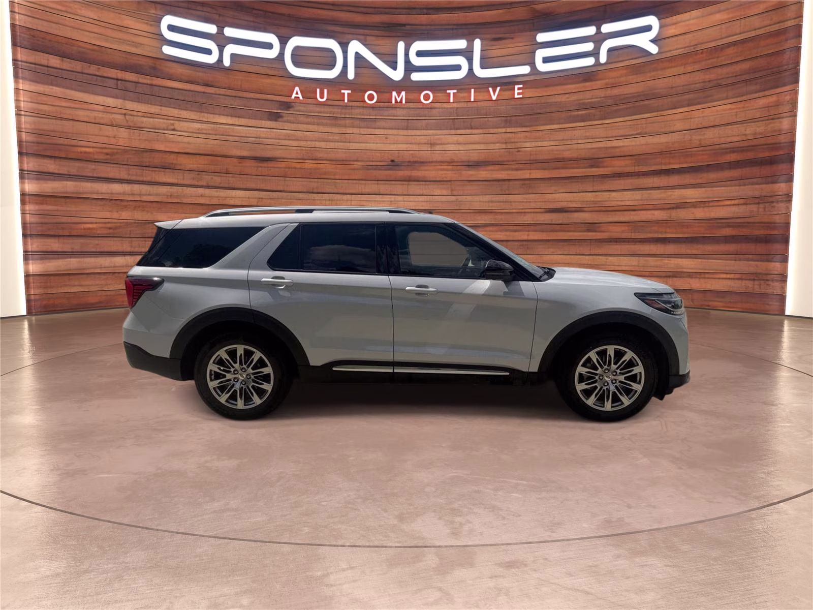 2026 Space White Ford Explorer Platinum RWD SUV