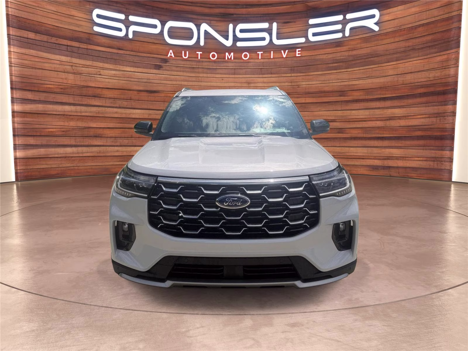 2026 Space White Ford Explorer Platinum RWD SUV