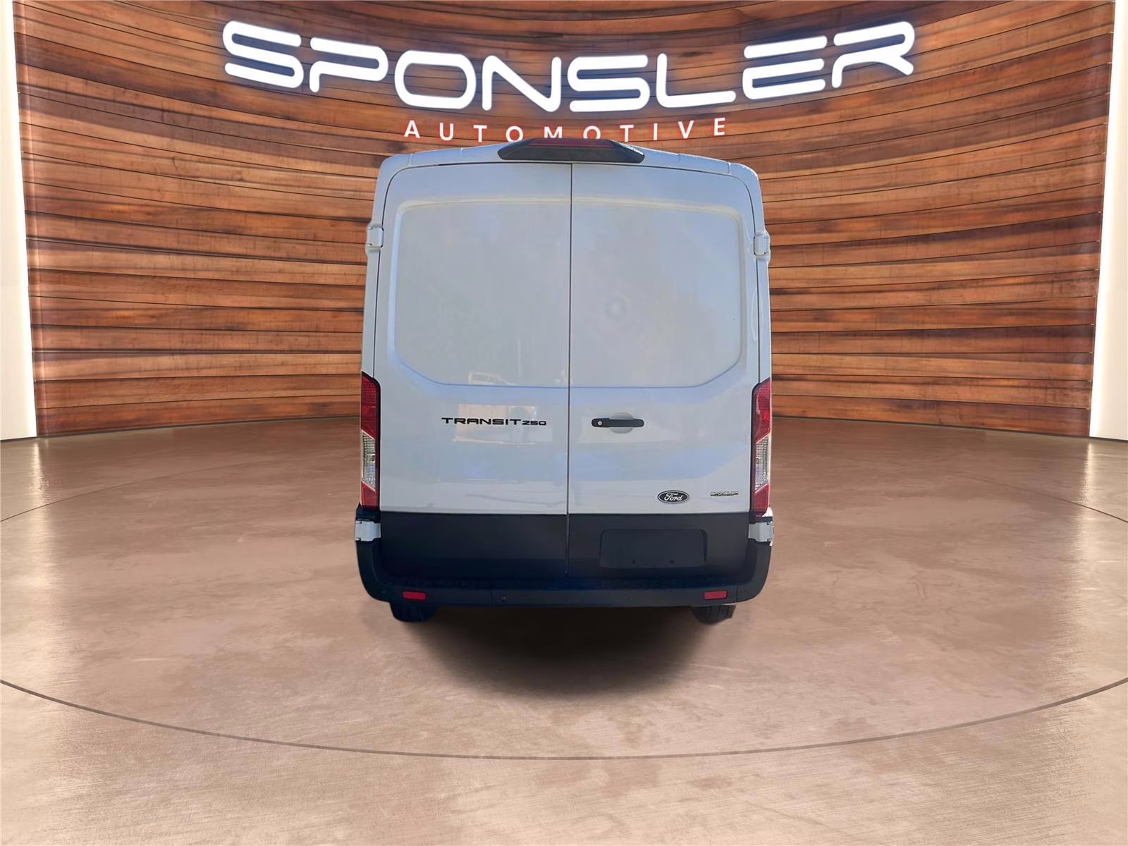 2026 Oxford White Ford Transit Cargo Van MED. ROOF, RWD RWD Van