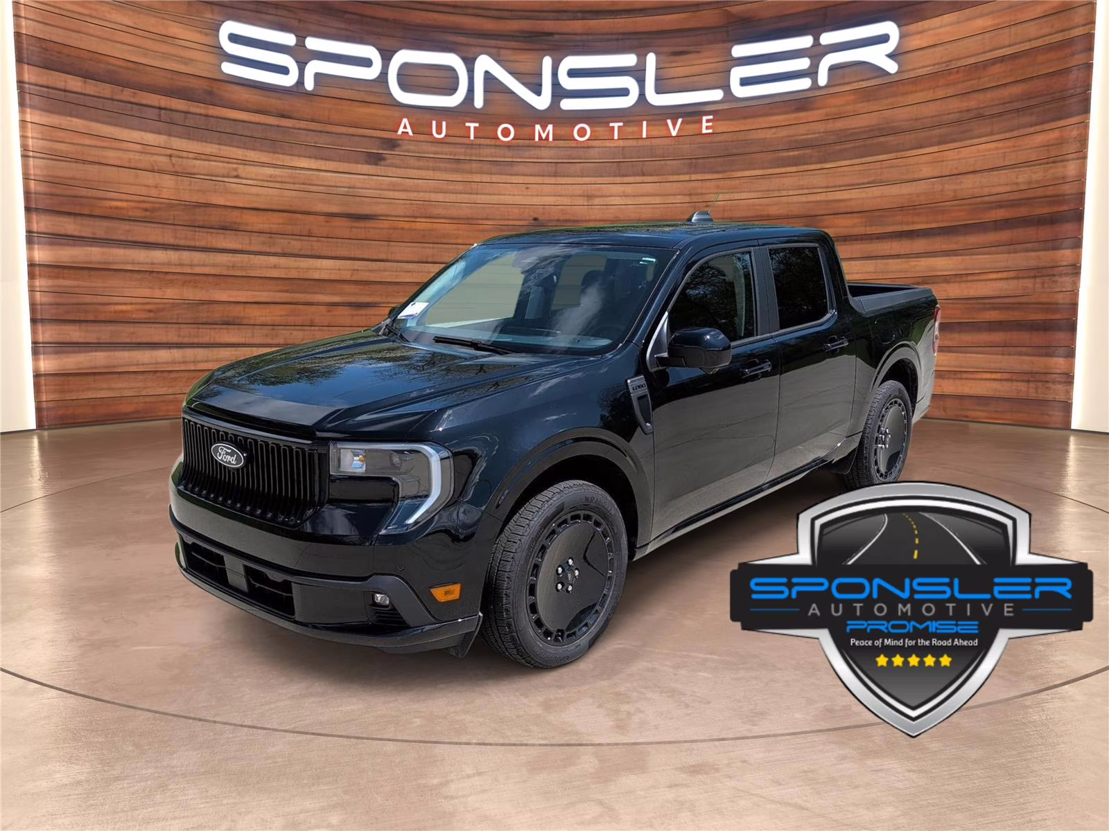 2025 Shadow Black Ford Maverick Lobo AWD Truck