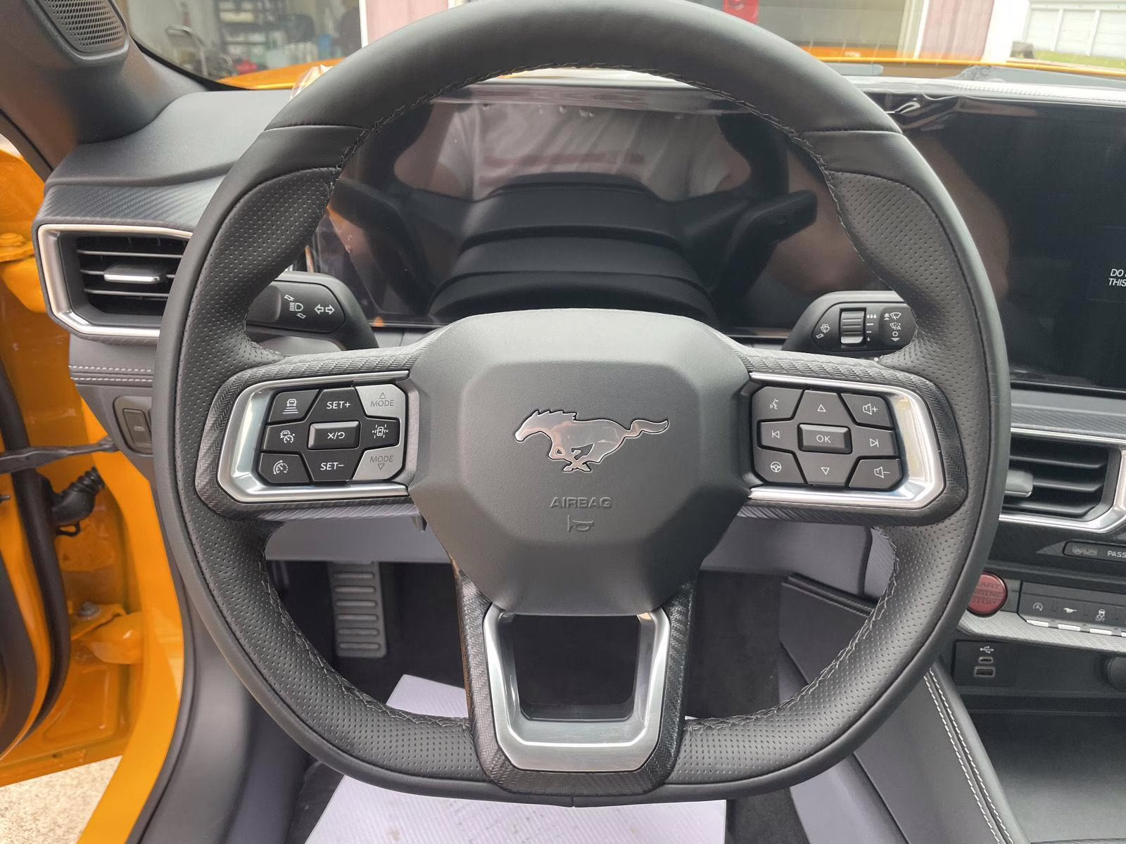 2026 Orange Fury Metallic Tri-Coat Ford Mustang EcoBoost RWD Fastback