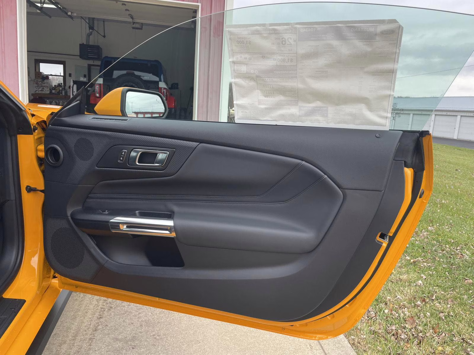 2026 Orange Fury Metallic Tri-Coat Ford Mustang EcoBoost RWD Fastback