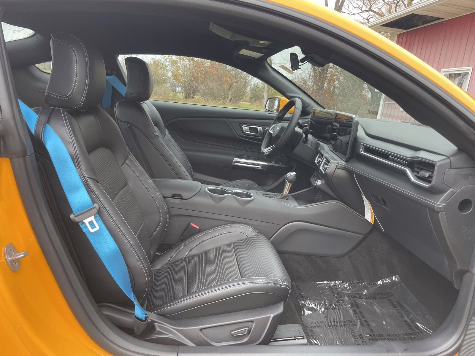 2026 Orange Fury Metallic Tri-Coat Ford Mustang EcoBoost RWD Fastback