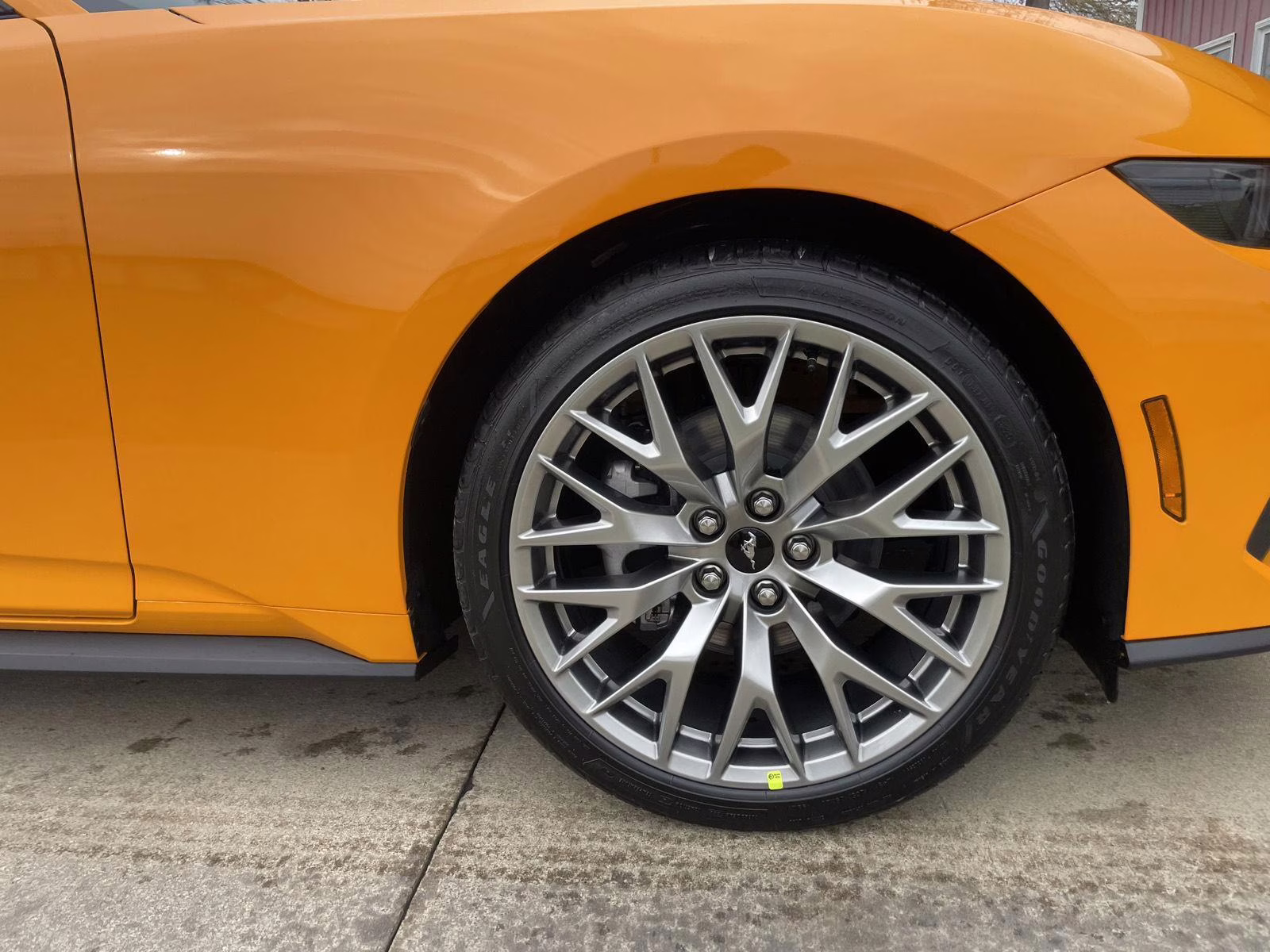 2026 Orange Fury Metallic Tri-Coat Ford Mustang EcoBoost RWD Fastback