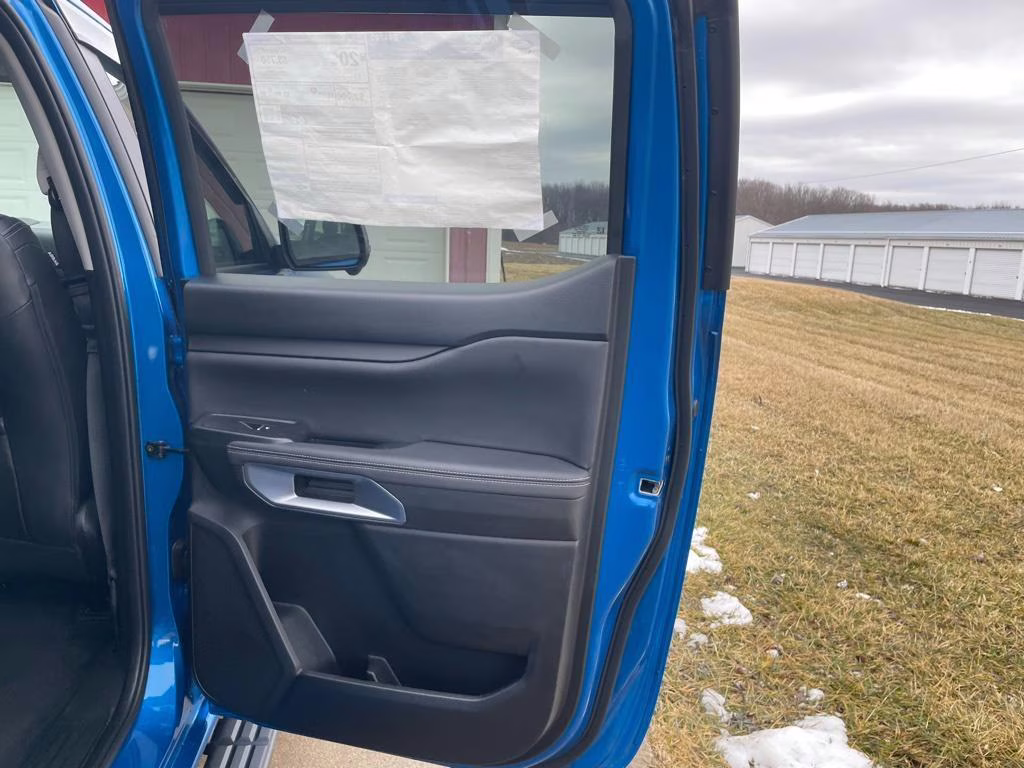 2024 Velocity Blue Ford Ranger LARIAT 4X4 Truck