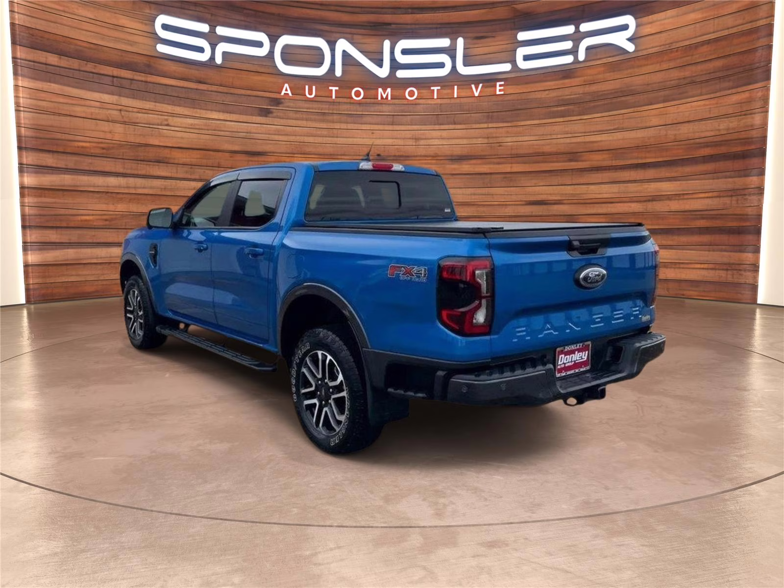 2024 Velocity Blue Ford Ranger LARIAT 4X4 Truck