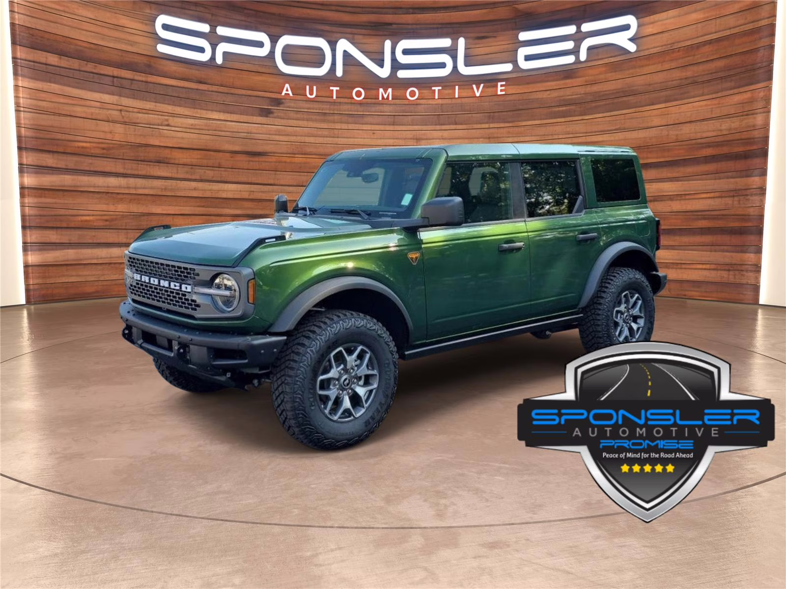 2025 ERUPTION GREEN METALLIC Ford Bronco Badlands 4X4 SUV