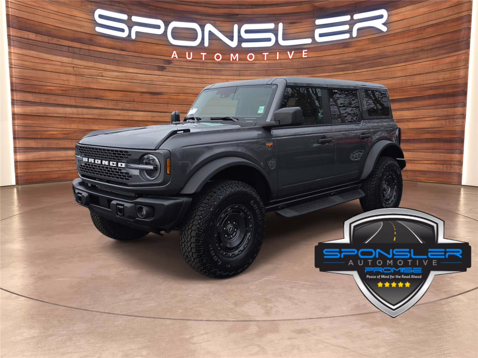 2025 Carbonized Gray Ford Bronco Badlands 4X4 SUV