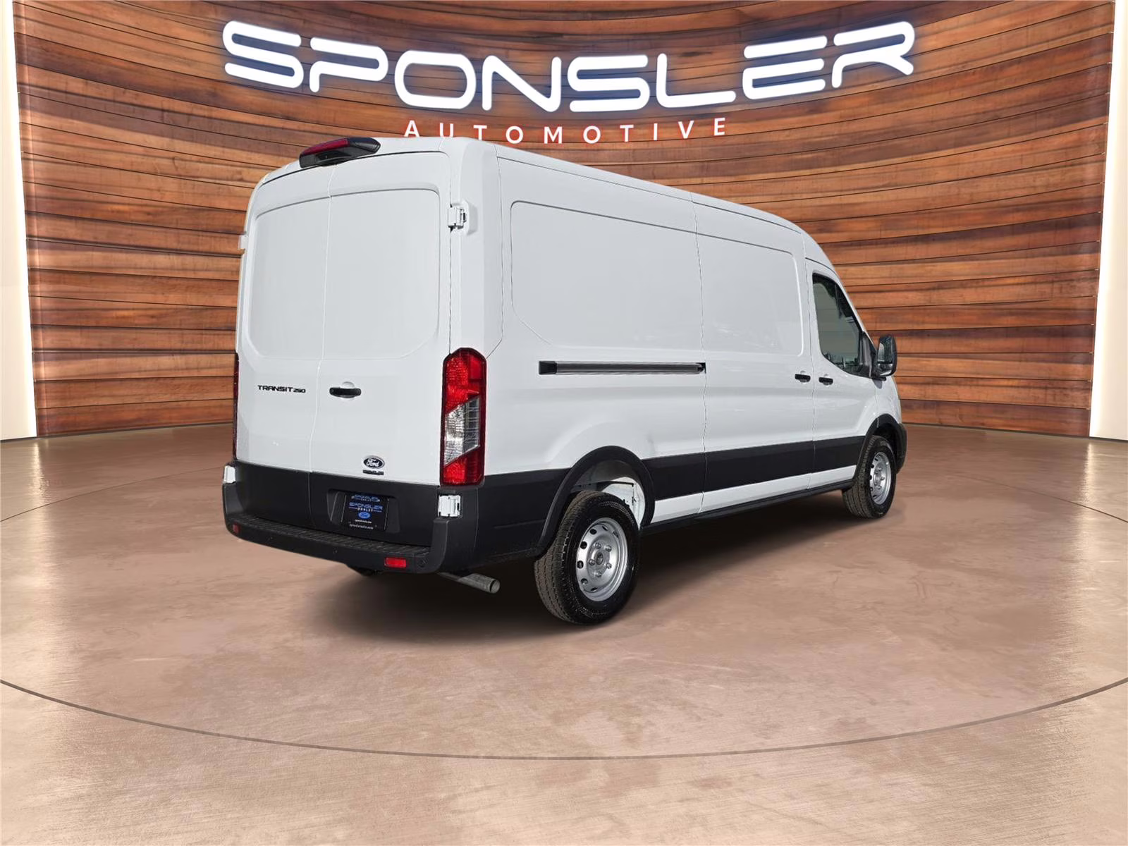 2026 Oxford White Ford Transit Cargo Van T250, MEDIUM ROOF, REAR WHEEL DRIVE RWD Van