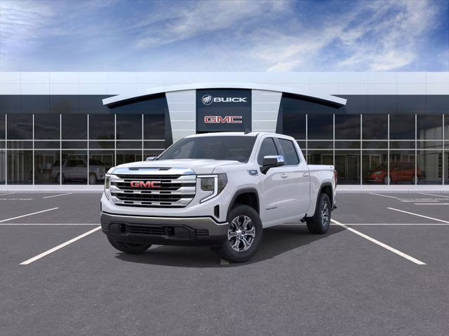 2026 Summit White GMC Sierra 1500 SLE 4X4 Truck