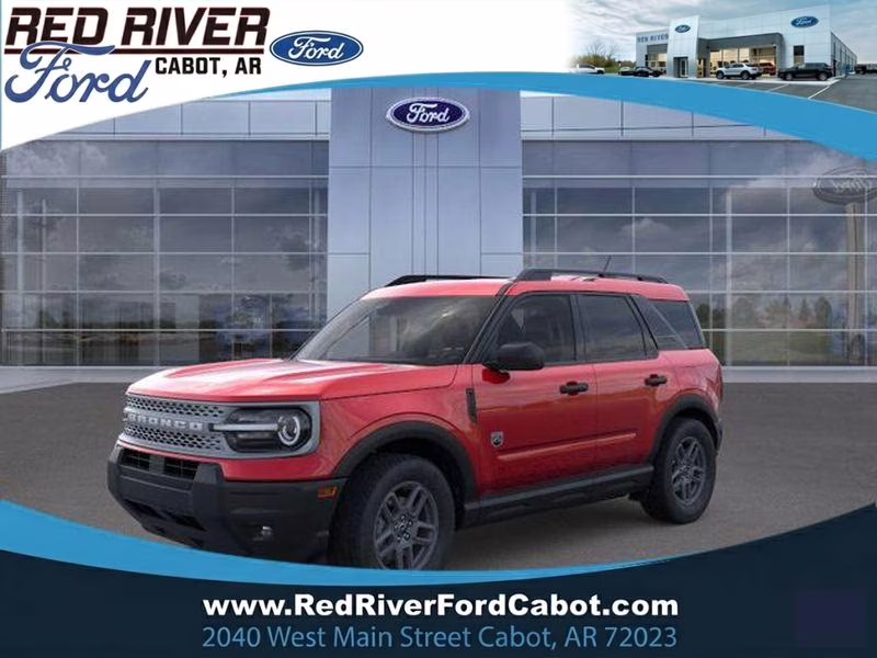 2025 Ruby Red Metallic Tinted Clearcoat Ford Bronco Sport Big Bend 4X4 SUV
