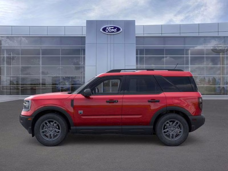 2025 Ruby Red Metallic Tinted Clearcoat Ford Bronco Sport Big Bend 4X4 SUV