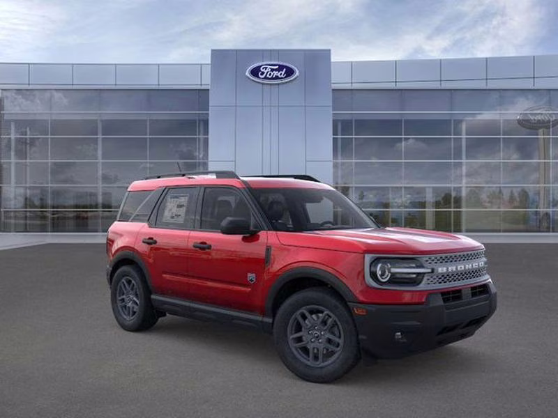 2025 Ruby Red Metallic Tinted Clearcoat Ford Bronco Sport Big Bend 4X4 SUV