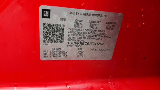 2018 Red Hot Chevrolet Silverado 1500 LT 4X4 Truck