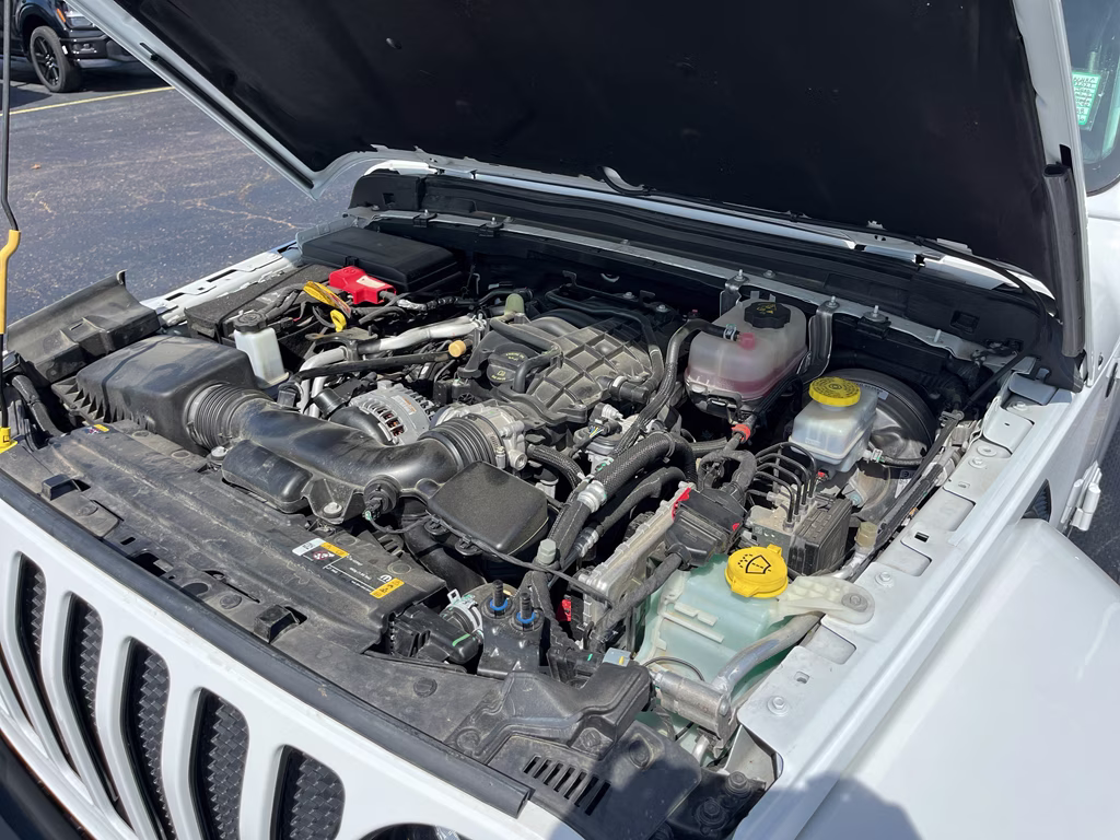 2021 Bright White Clearcoat Jeep Wrangler Unlimited Sahara Altitude 4X4 SUV