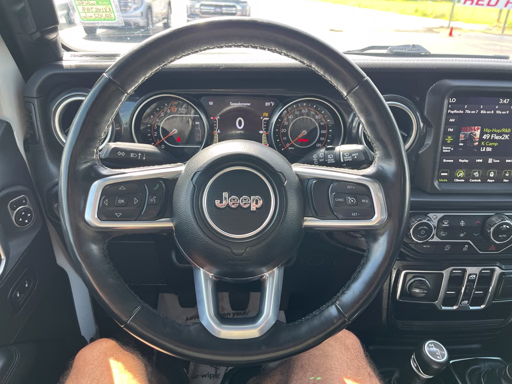 2021 Bright White Clearcoat Jeep Wrangler Unlimited Sahara Altitude 4X4 SUV