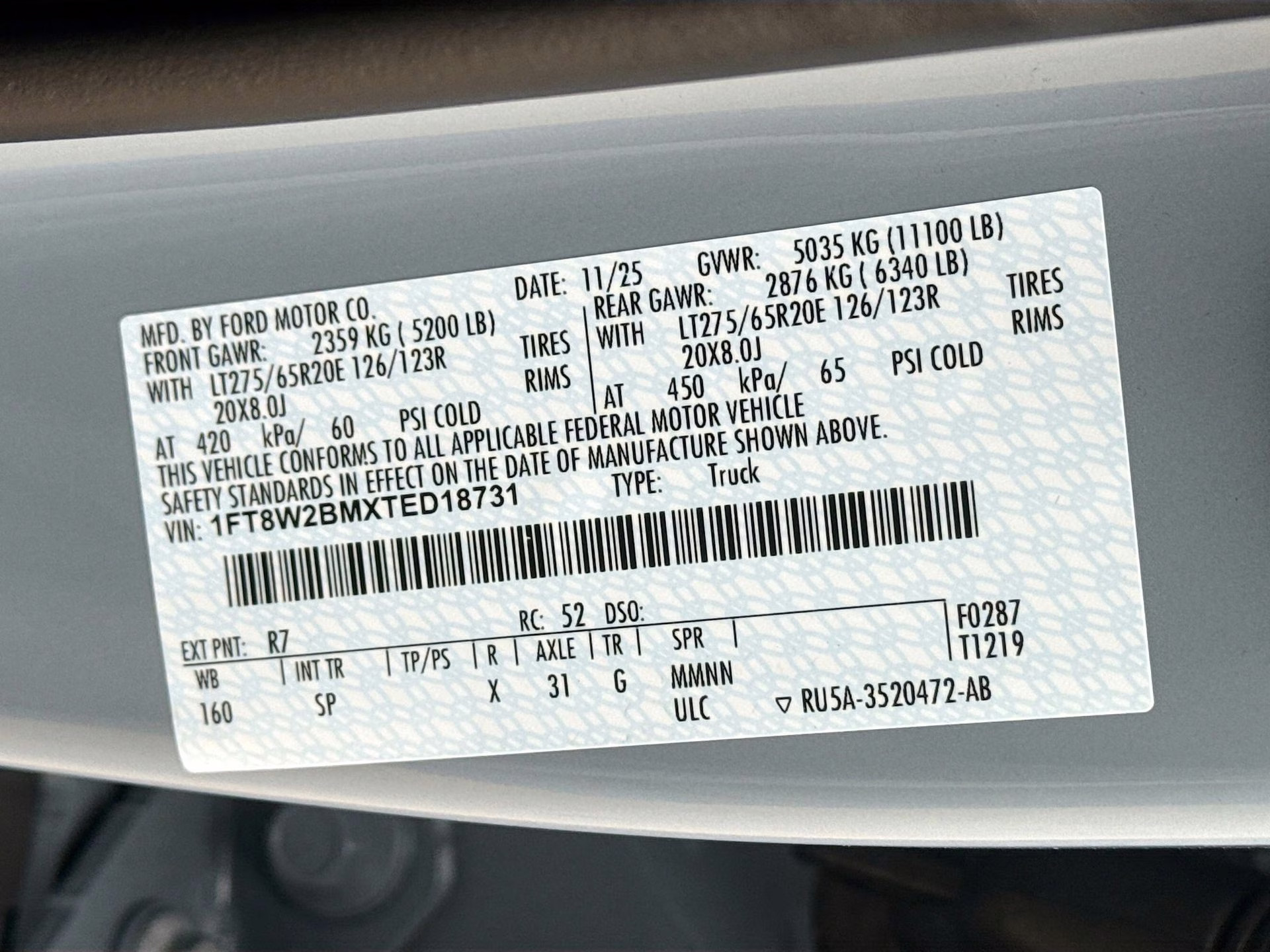 2026 Glacier Gray Metallic Tri-Coat Ford Super Duty F-250 SRW King Ranch 4X4 Truck