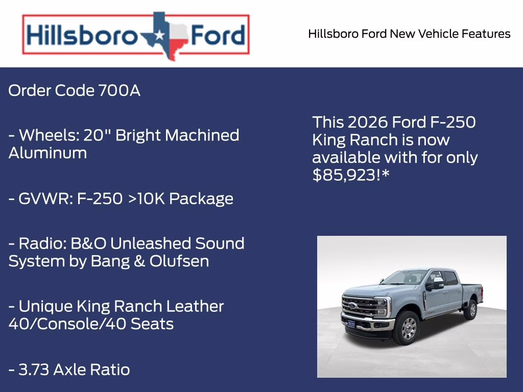 2026 Glacier Gray Metallic Tri-Coat Ford Super Duty F-250 SRW King Ranch 4X4 Truck
