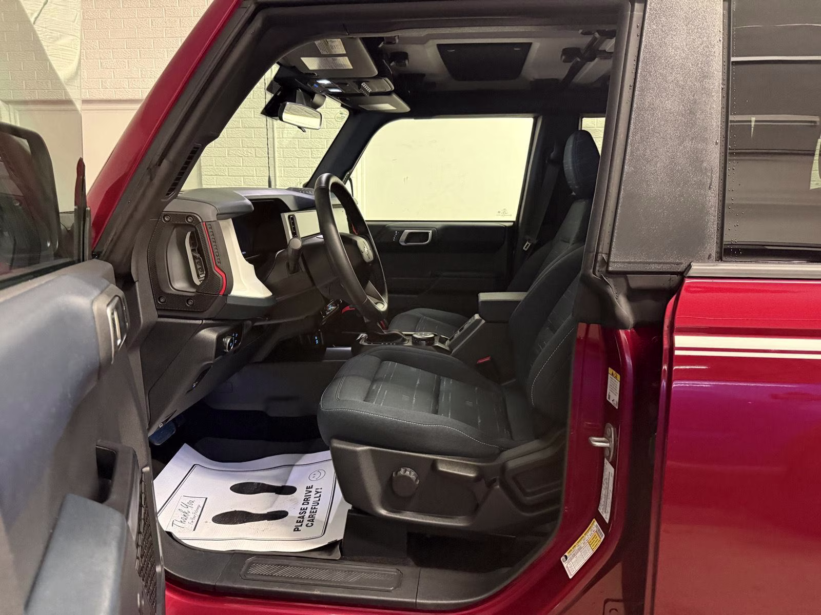 2025 Ruby Red Metallic Tinted Clearcoat Ford Bronco Heritage Edition 4X4 SUV
