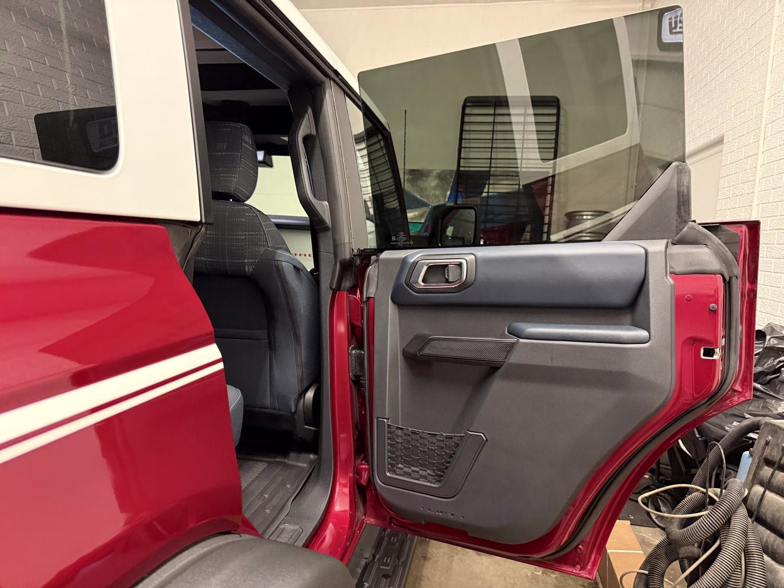 2025 Ruby Red Metallic Tinted Clearcoat Ford Bronco Heritage Edition 4X4 SUV