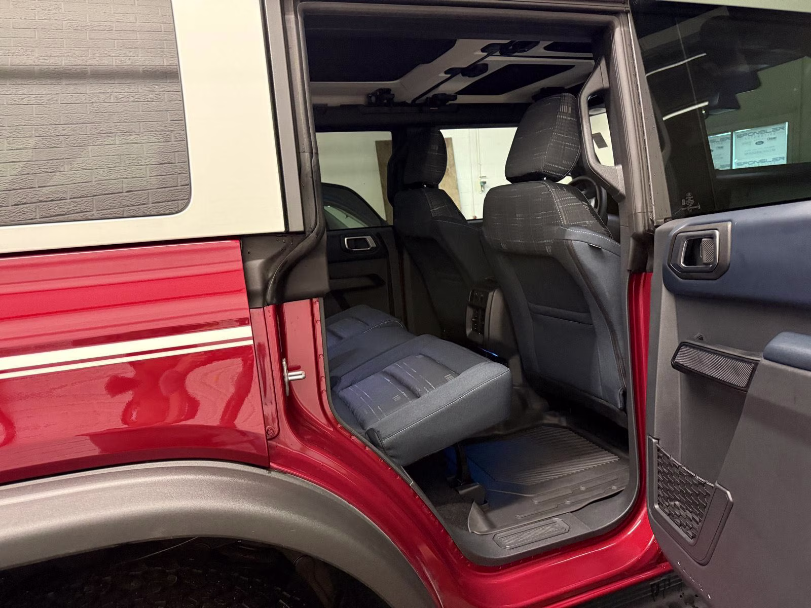 2025 Ruby Red Metallic Tinted Clearcoat Ford Bronco Heritage Edition 4X4 SUV
