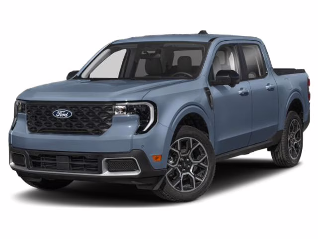 2025 Azure Gray Metallic Tri-Coat Ford Maverick LARIAT AWD Truck