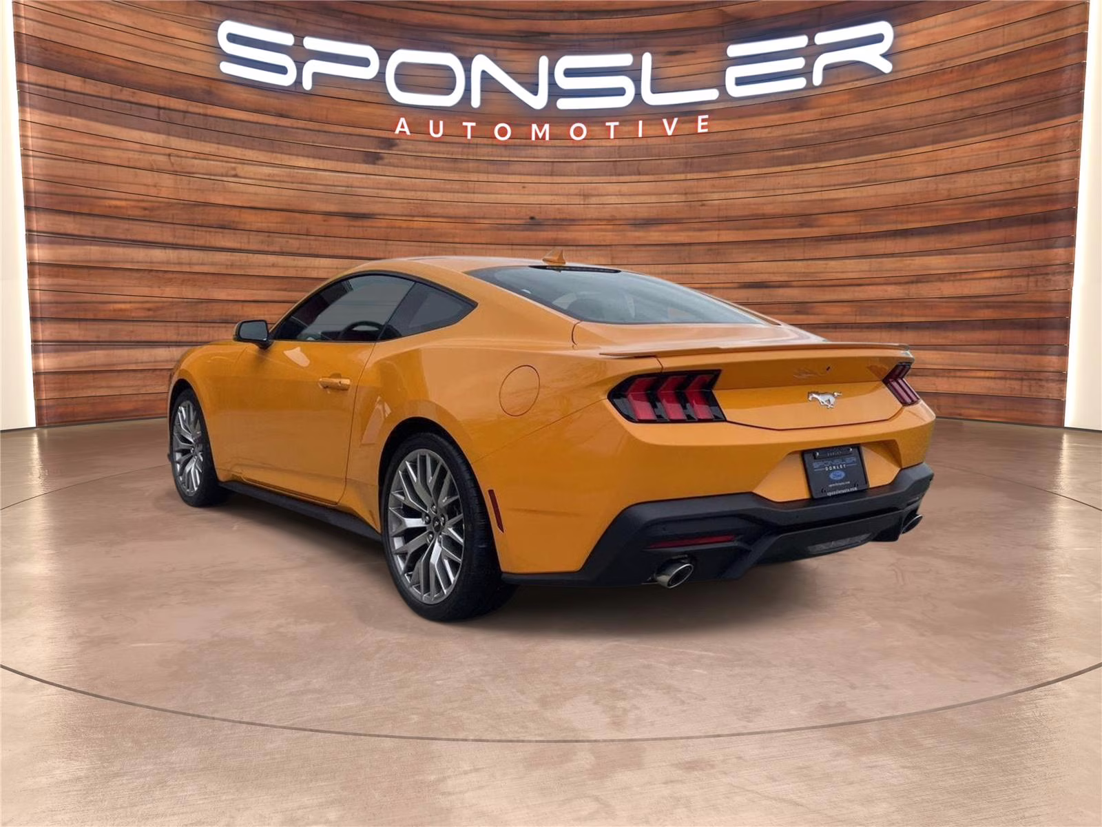 2026 Orange Fury Metallic Tri-Coat Ford Mustang EcoBoost Premium RWD Fastback