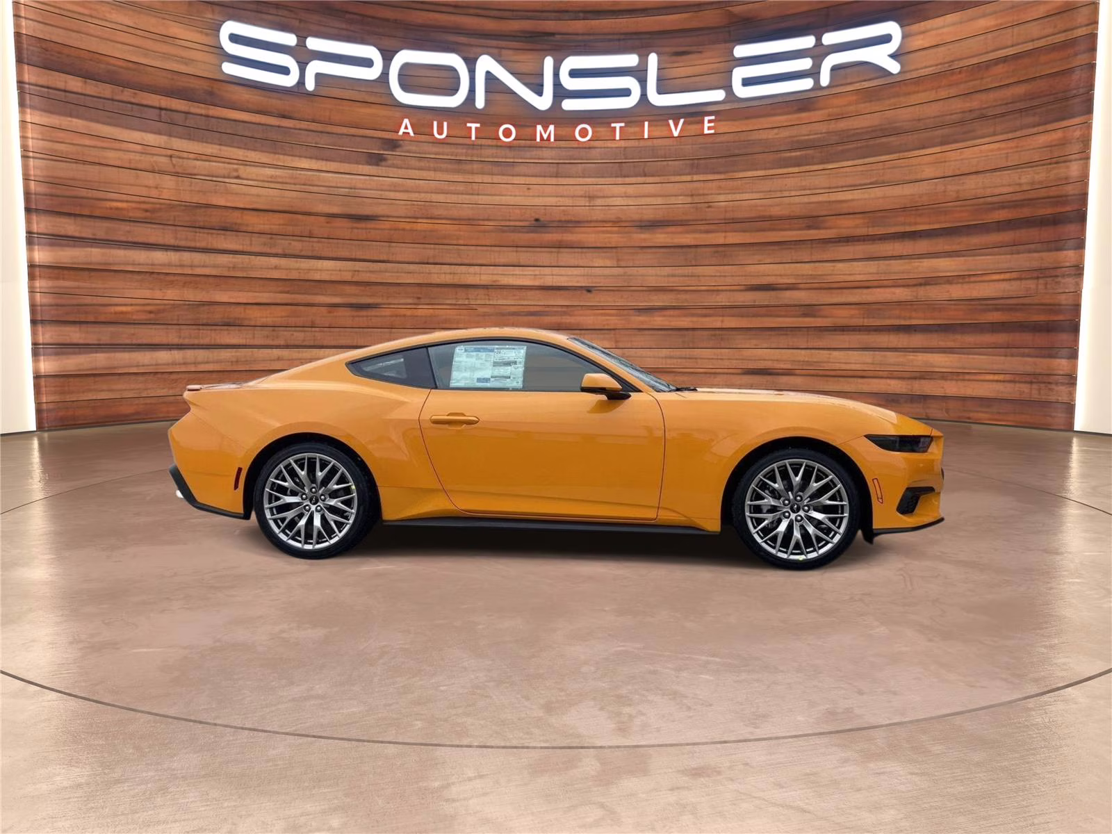 2026 Orange Fury Metallic Tri-Coat Ford Mustang EcoBoost Premium RWD Fastback