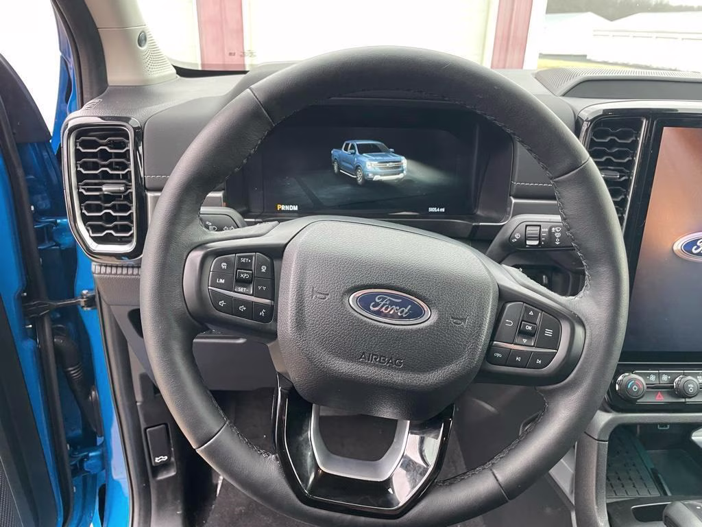 2024 Velocity Blue Ford Ranger LARIAT 4X4 Truck
