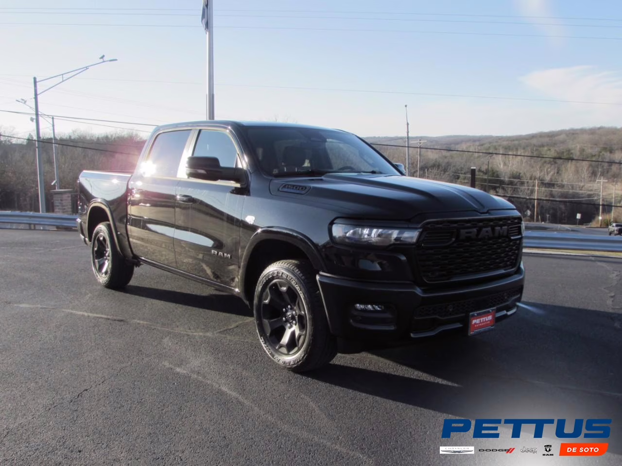 2026 Diamond Black Crystal Pearlcoat Ram 1500 Big Horn/Lone Star 4X4 Truck
