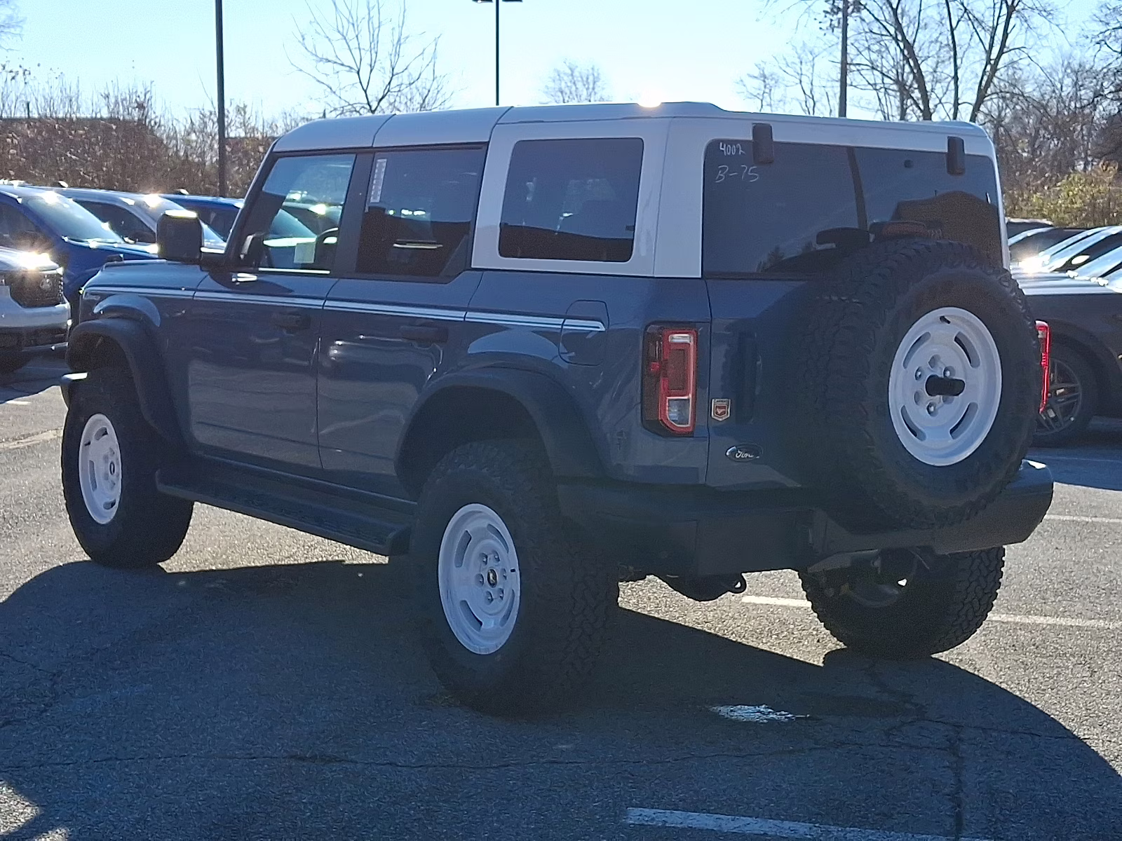 2025 Azure Gray Metallic Tri-Coat Ford Bronco Heritage Edition 4X4