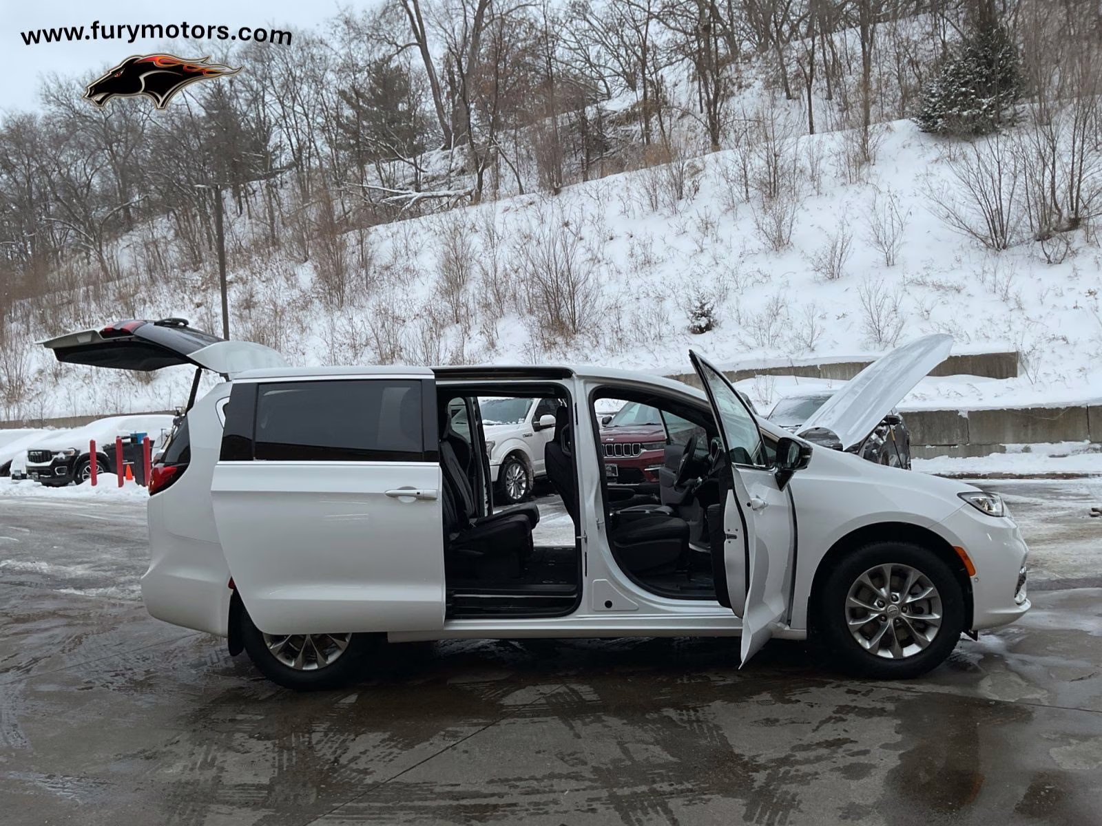 2026 Bright White Clearcoat Chrysler Pacifica Select AWD Van