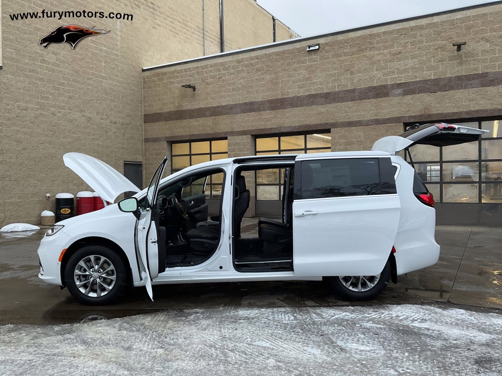 2026 Bright White Clearcoat Chrysler Pacifica Select AWD Van