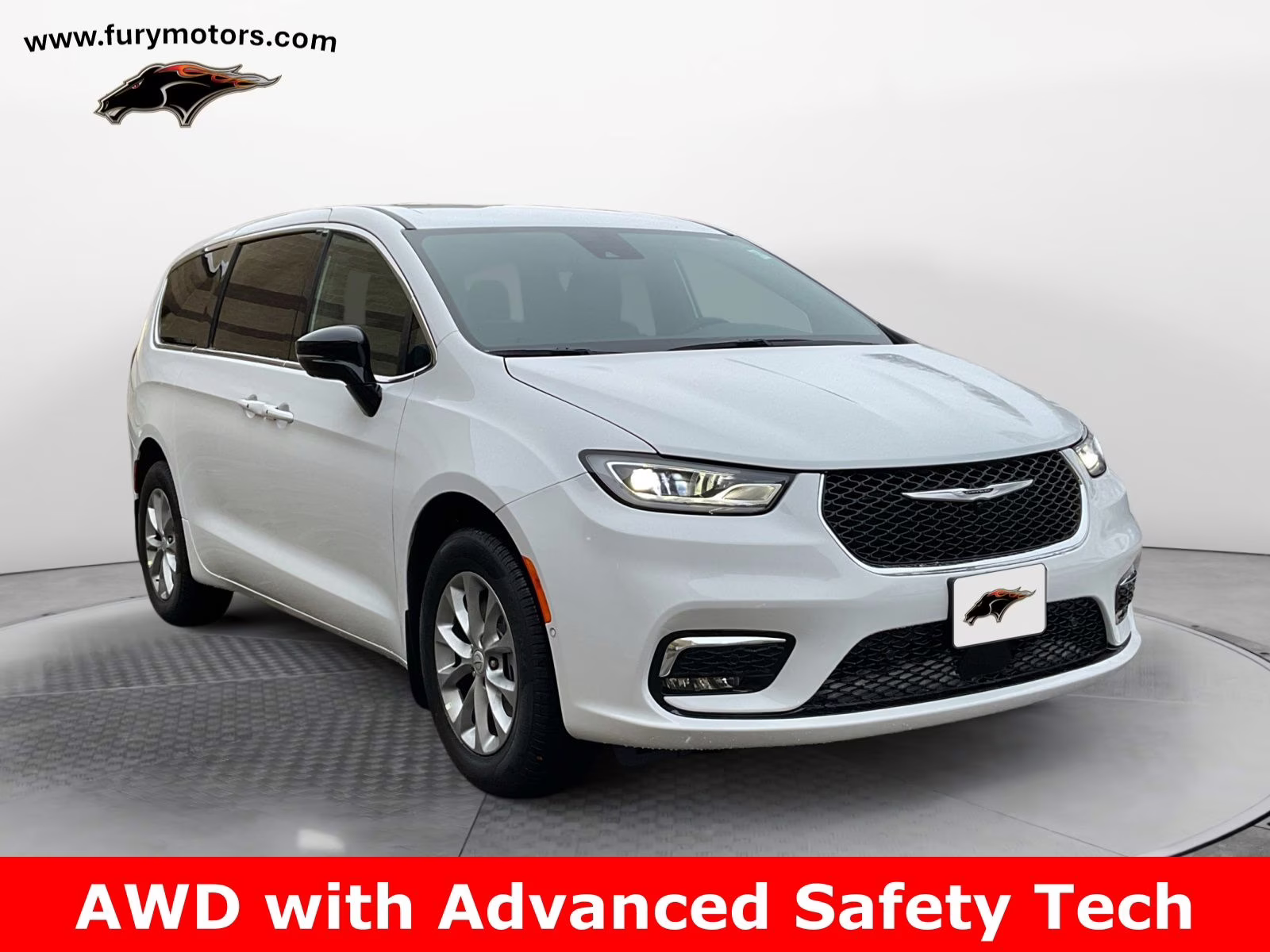 2026 Bright White Clearcoat Chrysler Pacifica Select AWD Van