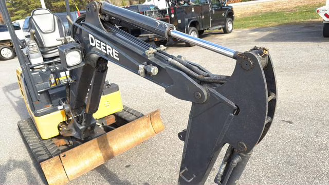 2022 Yellow John Deere 17G Mini Escavator