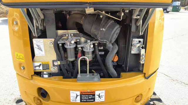 2022 Yellow John Deere 17G Mini Escavator