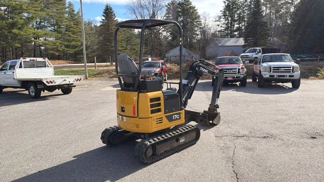 2022 Yellow John Deere 17G Mini Escavator