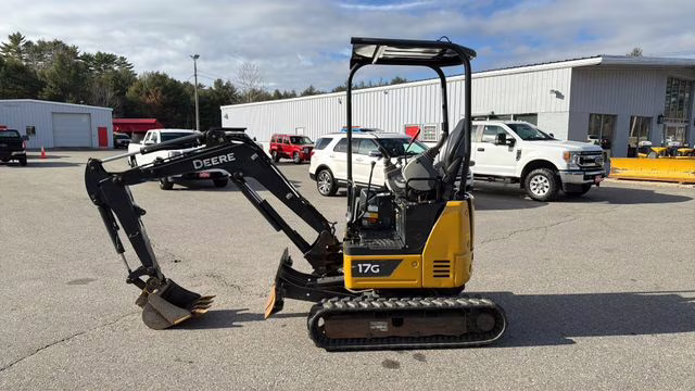 2022 Yellow John Deere 17G Mini Escavator
