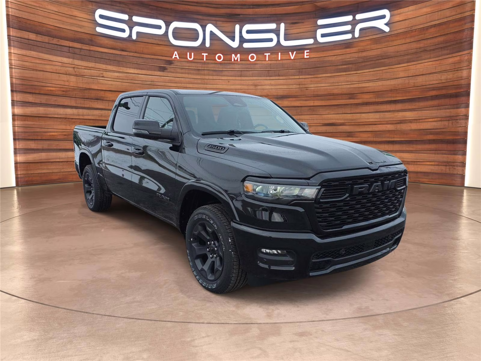 2026 Diamond Black Crystal Pearlcoat Ram 1500 Big Horn 4X4 Truck