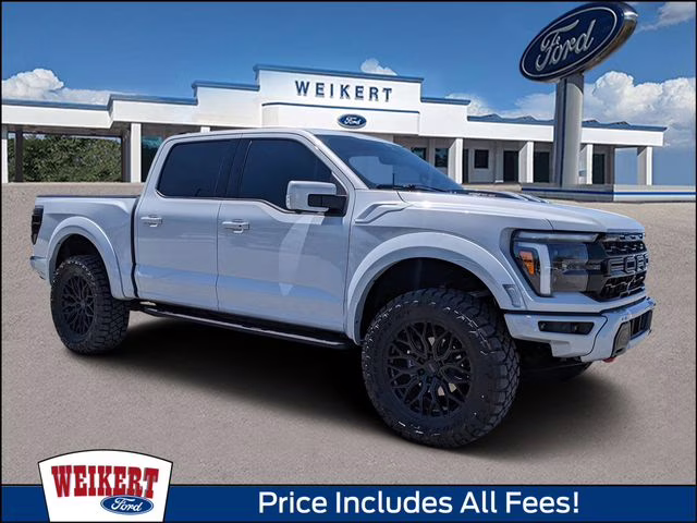 2025 White Metallic Ford F-150 Raptor 4X4 Truck
