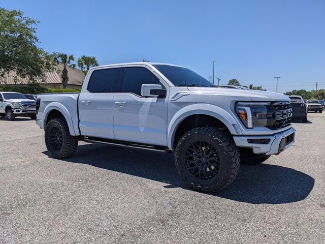 2025 White Metallic Ford F-150 Raptor 4X4 Truck