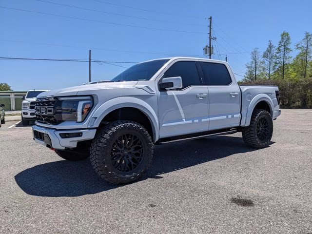 2025 White Metallic Ford F-150 Raptor 4X4 Truck