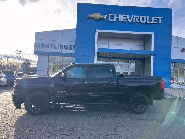 2016 Black Chevrolet Silverado 1500 LTZ 4X4 Truck