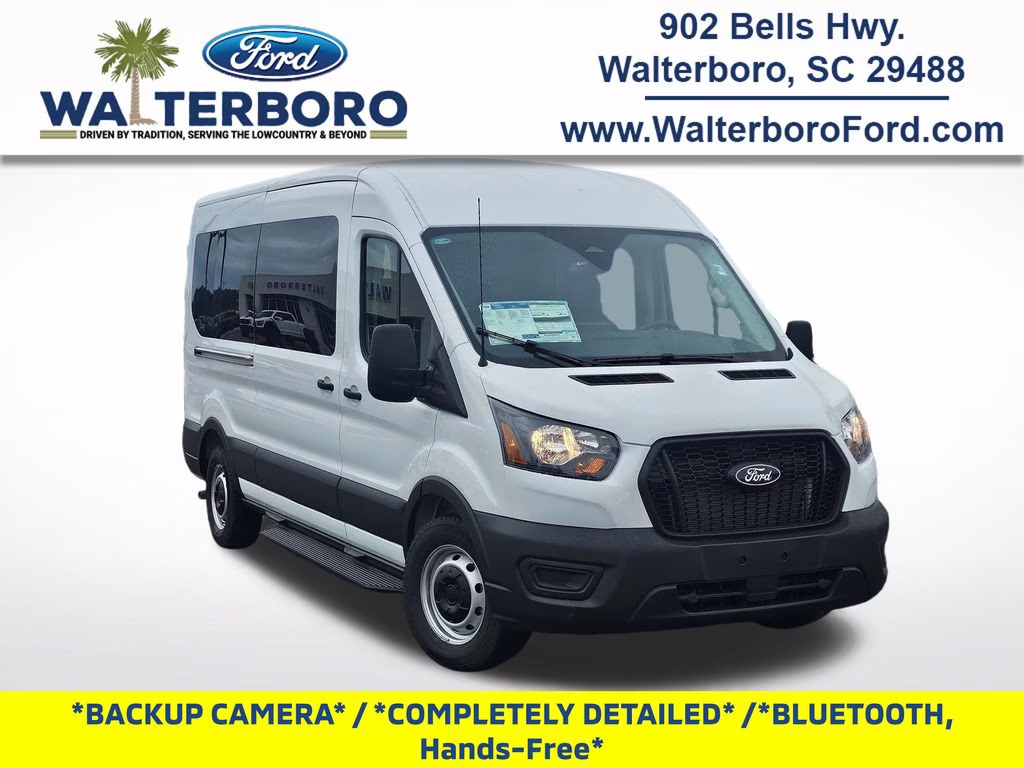 2026 Oxford White Ford Transit-350 XL RWD Crossover