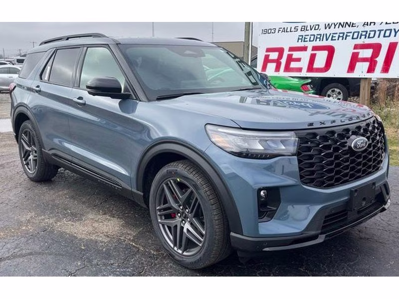 2026 Vapor Blue Metallic Ford Explorer ST 4X4 SUV