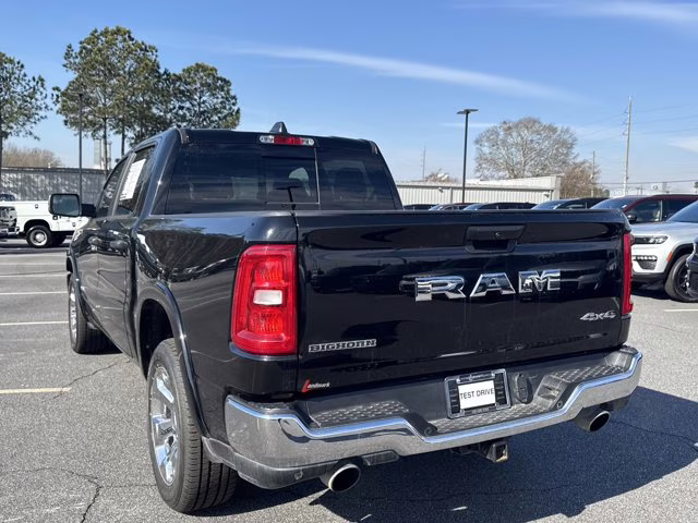 2025 Diamond Black Crystal Pearlcoat Ram 1500 Big Horn 4X4 Truck