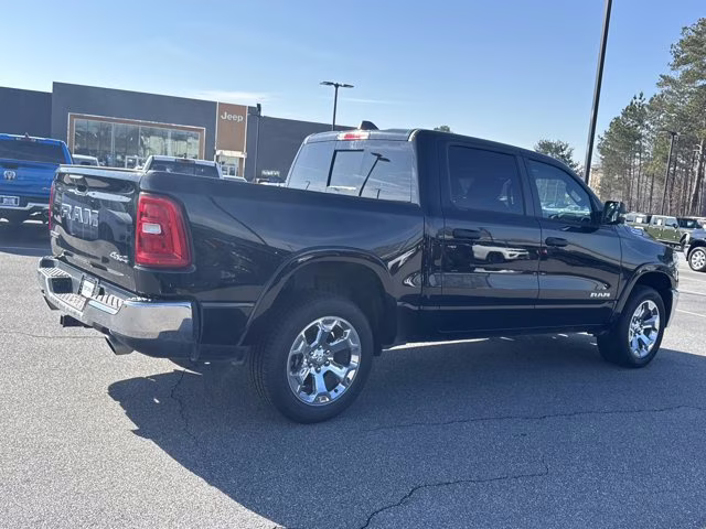 2025 Diamond Black Crystal Pearlcoat Ram 1500 Big Horn 4X4 Truck