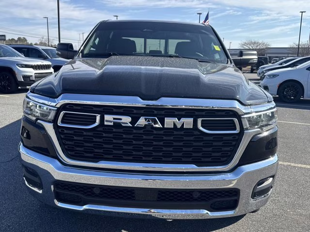 2025 Diamond Black Crystal Pearlcoat Ram 1500 Big Horn 4X4 Truck