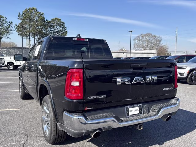 2025 Diamond Black Crystal Pearlcoat Ram 1500 Big Horn 4X4 Truck