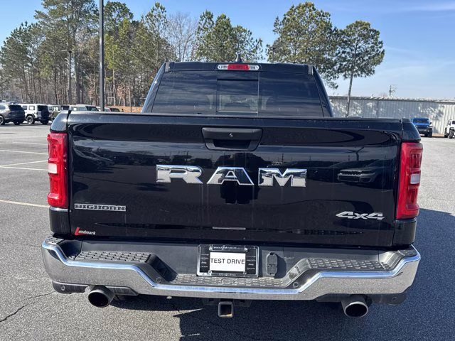 2025 Diamond Black Crystal Pearlcoat Ram 1500 Big Horn 4X4 Truck